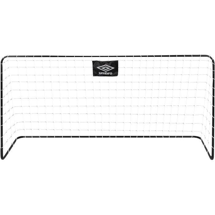 Футбольні ворота Umbro 182x122x61 см, металеві, чорні, для дітей і дорослих, для саду та дому, тренувальні