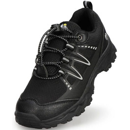 Дитячі трекінгові черевики UOVO, водонепроникні, для бігу та трейлу, чорні, розмір 33 EU