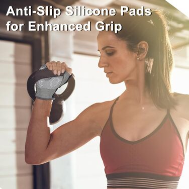 Спортивні рукавички UTEBIT для фітнесу та тренувань: мікрофібра, нековзке силіконове покриття, для жінок (S)