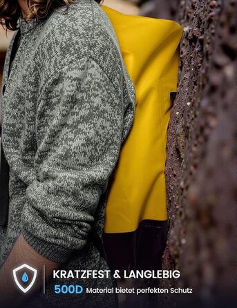 Водонепроникний рюкзак-сумка Lamicall Dry Bag 5/10/20/30/40L - міцний, стійкий до подряпин, для водного спорту, пляжу, подорожей