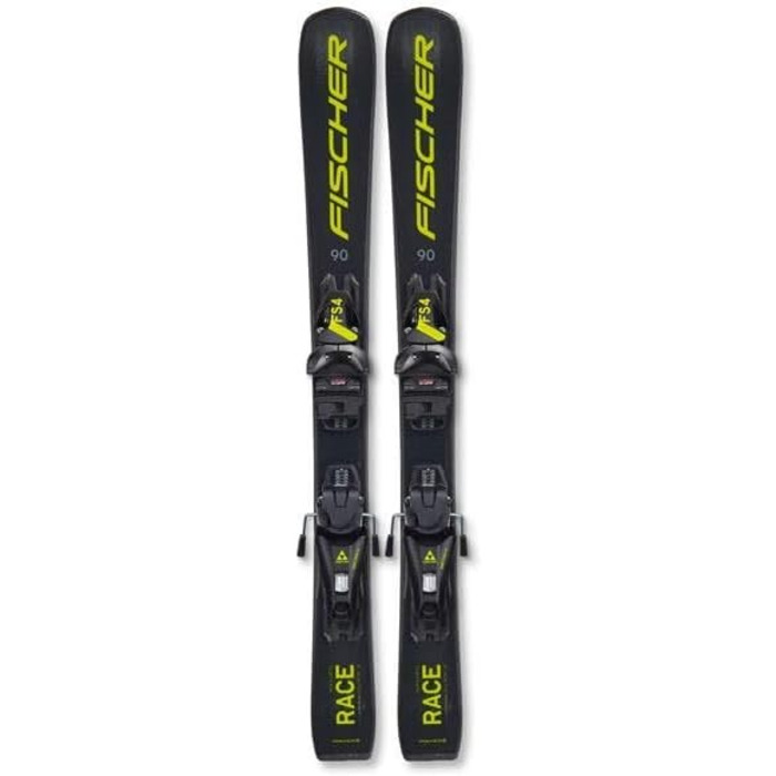 Дитячі гірськолижні лижі Fischer RC4 Race Junior 80 см з кріпленням FS4 CA JRS, для підготовлених трас