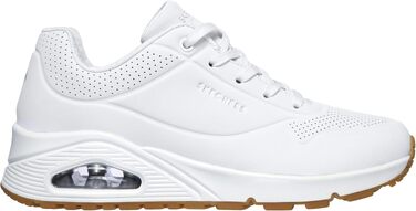 Жіночі кросівки Skechers UNO Stand ON AIR, білі (WHT), матеріал Durabuck, розмір 37 EU