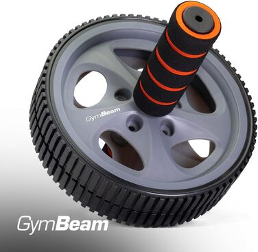 Ролер для пресу GymBeam - тренажер для м'язів живота, неслизькі ручки, для комплексних тренувань, ефективний фітнес-інвентар для дому, спортзалу та в дорогу