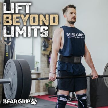 BEAR GRIP – самозамикаючий пояс для важкої атлетики, преміум-пояс для кросфіту, пауерліфтингу та бодібілдингу для чоловіків і жінок