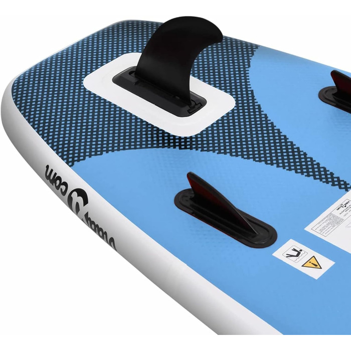 Надувна SUP-дошка CIADAZ 330x76x10 см, морська синя, комплект з веслом, сидінням та аксесуарами для сап-серфінгу