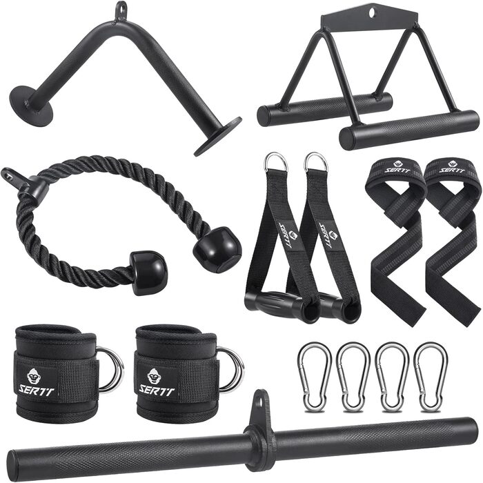 Адаптер для кабельної машини SERTT, насадка для LAT Pulldown, аксесуари для силових тренувань та домашнього спортзалу