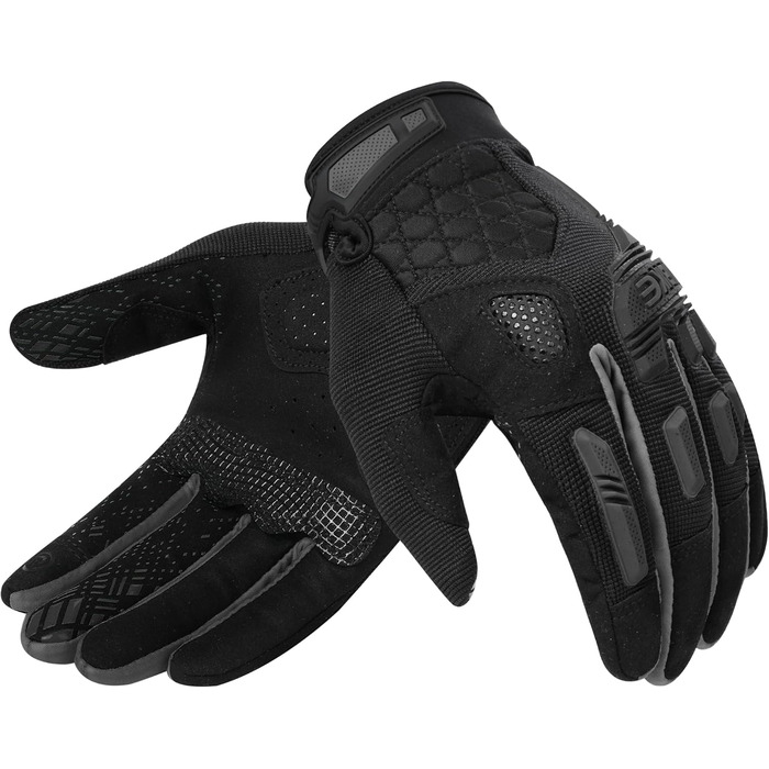 Велосипедні рукавички Inbike MTB для катання на гірському велосипеді та шосе, літні, дихаючі, з підтримкою сенсорного екрану, з TPR накладками на пальці та Eva наповнювачем, сірі, повні пальці, чоловічі/жіночі (MC020), розмір S