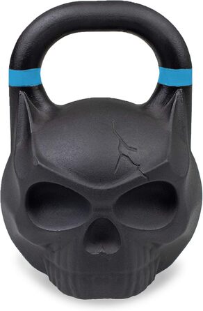 Гиря Phoenix Fitness Skull з важкого чавуну для фітнесу, бодібілдингу, силових та кардіо тренувань, професійне обладнання для дому та спортзалу, 12/16/20/24 кг