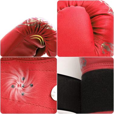 Дитячі боксерські рукавички для тренувань та спарингу, 6 oz, червоні