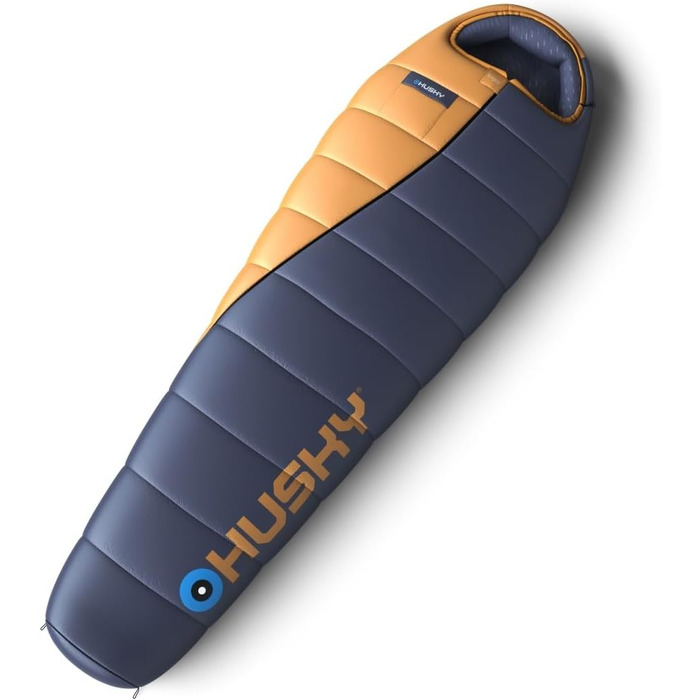Сплячий мішок Husky Enjoy 4 сезони до -25°C, зимовий спальник для дорослих, кемпінг, трекінг, 230x85 см