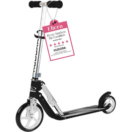 Дитячий алюмінієвий самокат HUDORA Little BigWheel, складаний, регульований, великі колеса, до 100 кг, від 3 років