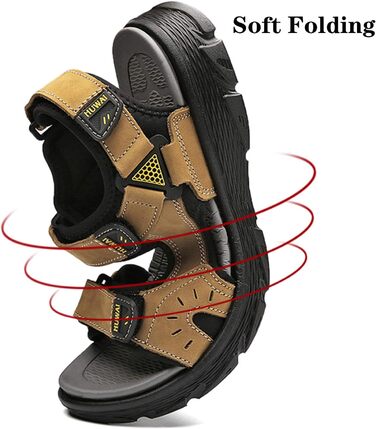 Чоловічі трекінгові сандалії Lvptsh для активного відпочинку та походів, чорні (43 EU)