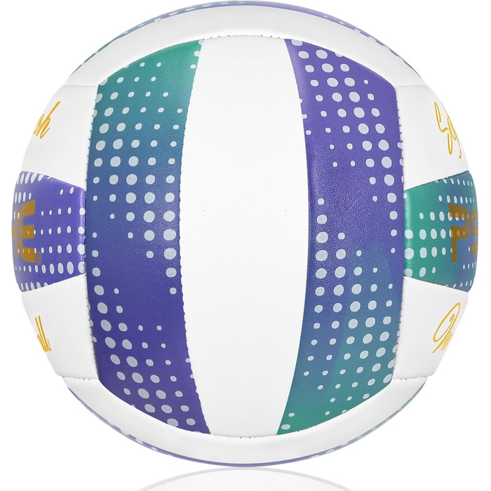 Волейбольний м'яч Wuzfully Kinder Soft Touch для пляжу та залу, розмір 5 (фіолетовий)
