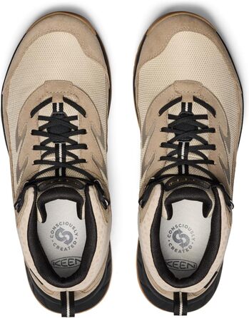 Чоловічі трекінгові черевики KEEN Hightrail Mid Waterproof, 43 EU, Brindle Oak Buff