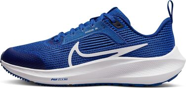 Дитячі кросівки Nike Air Zoom Pegasus 40 (Gs) для спорту, 36.5 EU, Game Royal White Deep Royal Blue