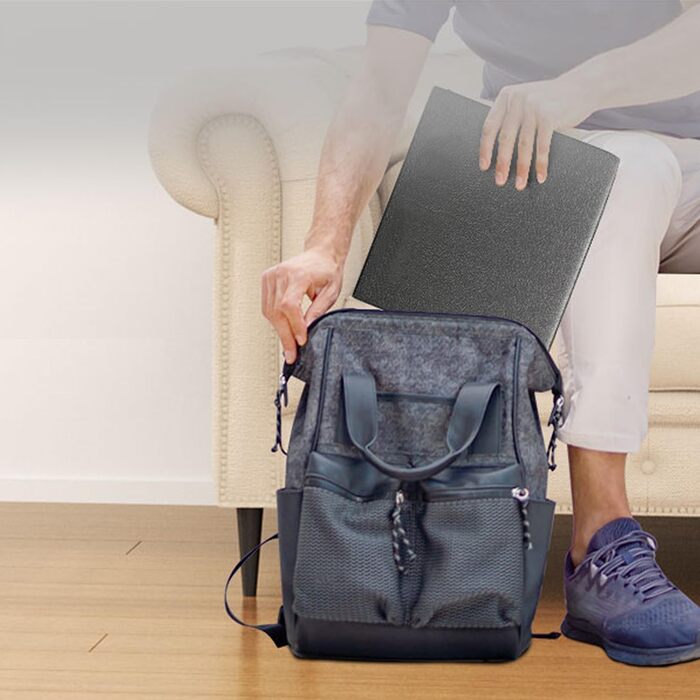 Килимок під бігову доріжку та тренажер 140x60 см, захисний підклад з щільного ПВХ для шумоізоляції та амортизації, складаний килим для фітнес-обладнання