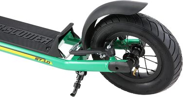 Самокат дитячий STAR SCOOTER City Kick Scooter 10 дюймів, зелений, з повітряними колесами, регульована висота, для дітей від 5 років