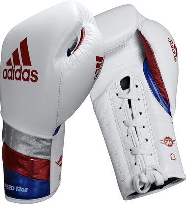 Боксерські рукавички Adidas AdiSpeed на шнурівці, для дорослих, чоловіків та жінок, 340 г, 453 г, 510 г