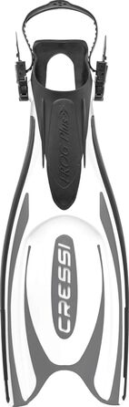 Ласти Cressi Frog Plus для дорослих XS/S (36-39), чорні/білі