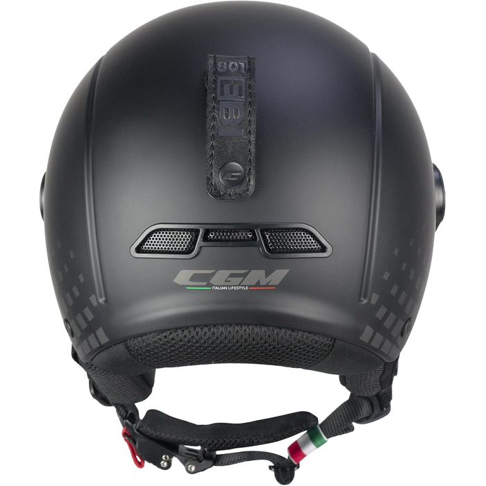 Лижний шолом CGM EBI для дорослих, унісекс, чорний-сірий, матовий, XXL (61 см)