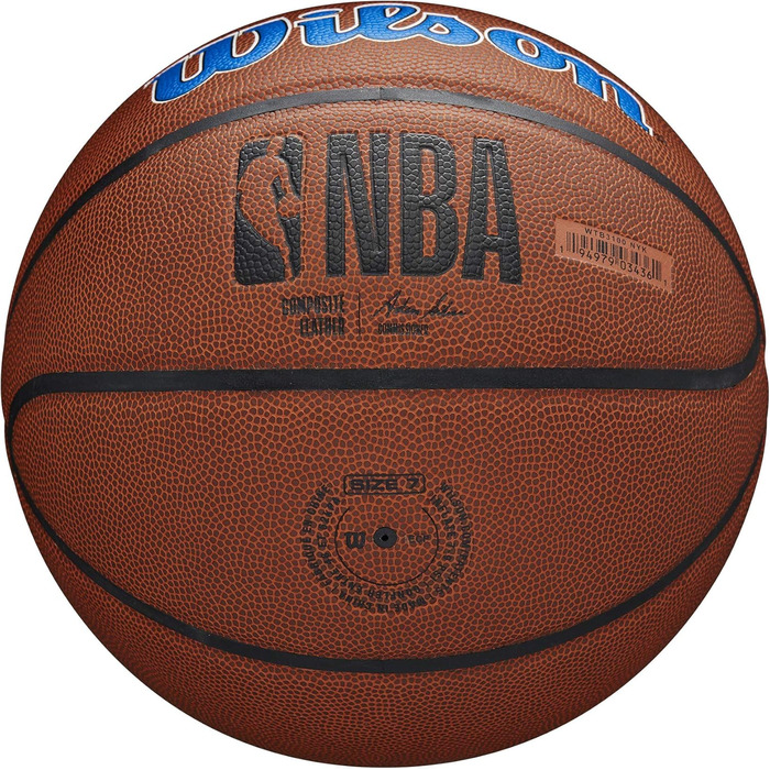 М'яч для баскетболу Wilson NBA Team Autograph Mini New York Knicks, сувенірний, для підписів