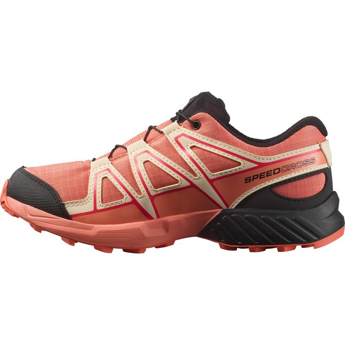 Salomon Speedcross Waterproof: Дитячі трекінгові кросівки для хайкінгу, 32 EU, Emberglow/Peach/Coral