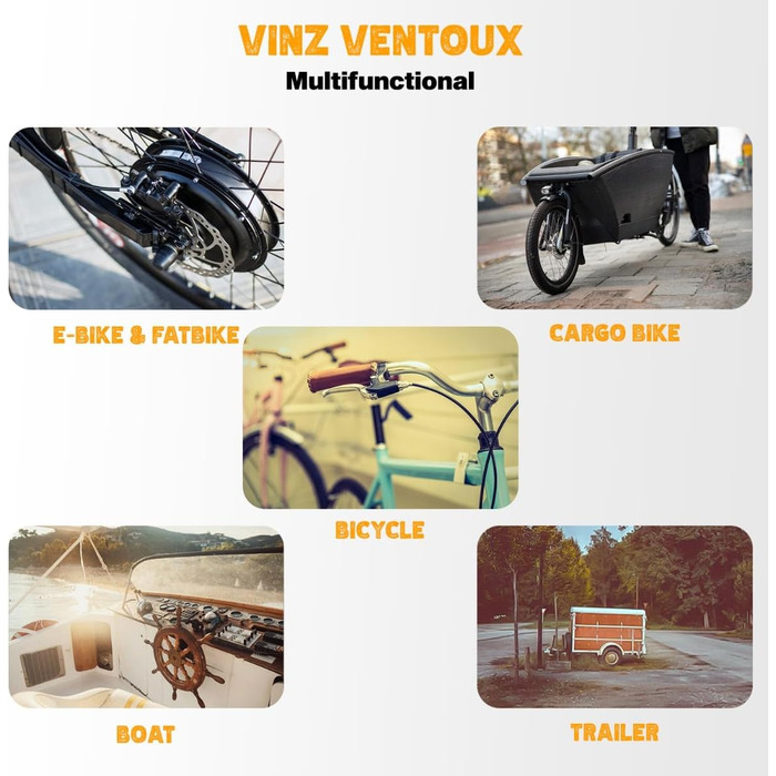 Ланцюговий замок для велосипеда та електровелосипеда VINZ Ventoux із загартованої сталі, 6 мм, з ключами (90-200 см)