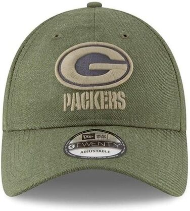 Кепка New Era 9Twenty Salute to Service Green Bay Packers (Зелена)