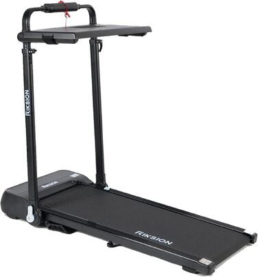 Біговий доріжка для дому з нахилом до 14 км/год, складаний біговий доріжка з робочим столом, LED-дисплей, пульт дистанційного керування та керування через додаток, компактний Walkpad для дому та офісу, зелений