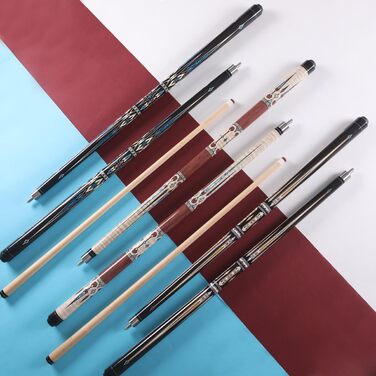 Набір київ для більярду: 2 киї (147.3 см) з акації, 3 наконечники | Київ для більярду, набір, акація