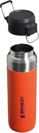 Термобутилка Stanley Quick Flip з нержавіючої сталі, 7+ годин холоду, BPA-free, герметична, для води, придатна для посудомийки