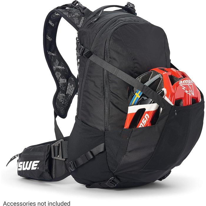 Рюкзак USWE Shred 25 л чорний для MTB, E-MTB, гірських велосипедів, преміум класу