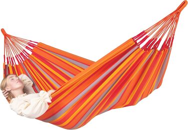 Гамак La Siesta Brisa Klassik одинарний, колумбійський, 140 см - для дому та відпочинку на вулиці (Тукан)