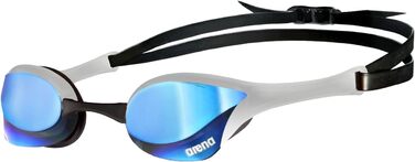 Окуляри для плавання Arena Cobra Ultra Swipe Mirror з дзеркальними лінзами, антифог, UV-захист, для дорослих, 5 змінних перенісся