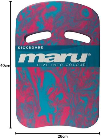Дошка для плавання Maru Unisex Kickboard, синьо-рожева, універсальний розмір AT7125