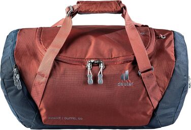 Сумка Deuter AViANT Duffel 50 л спортивна дорожня, червоно-синя