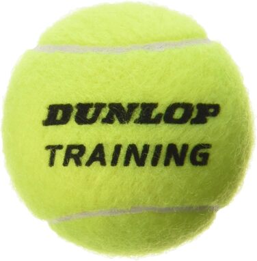Тенісний м'яч Dunlop Training, жовтий, 60 шт. - для тренувань та коучингу (упаковка 60 шт.)