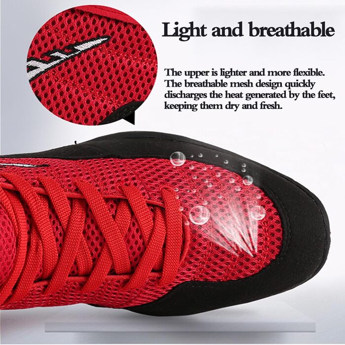 Дитячі боксерські черевики Ringerschuhe - зручні та стабільні для занять спортом, боксом, фітнесом та важкою атлетикою (46 EU)