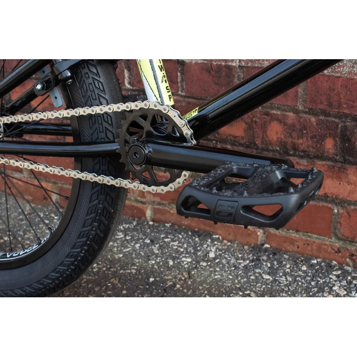 BMX велосипед Eastern Bikes Nightwasp 20 дюймів, легка хромолева рама, чорний