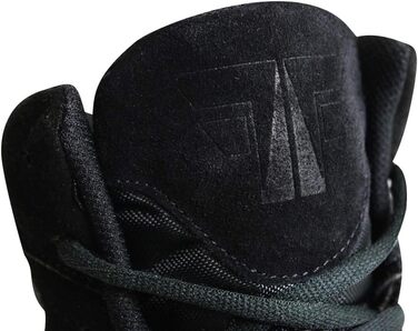 FOX-FIGHT Кросівки для бойових мистецтв | Для жінок та чоловіків | Дихаючі, гнучкі | Замша | Кросівки для боротьби | Атлетика, фітнес, бодібілдинг (44 EU, Чорний)