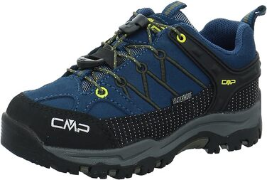 Дитячі трекінгові черевики CMP Rigel Low WP, унісекс, блакитно-жовті, 33 EU