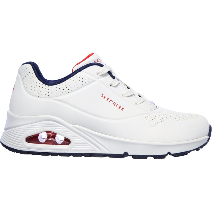 Кросівки жіночі Skechers Summits 12980W Wide White/Navy/Red (40 EU) - Зручне взуття для міста