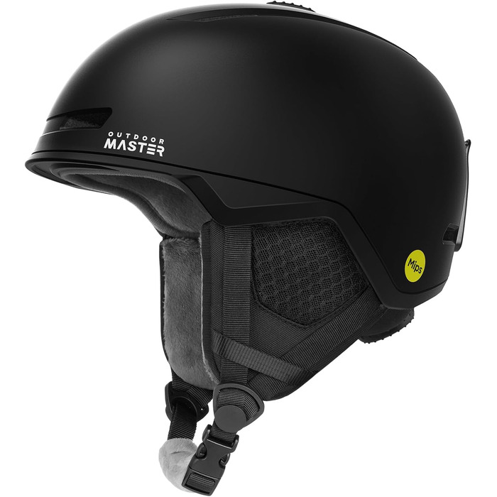 Гірськолижний шолом OutdoorMaster MIPS для чоловіків та жінок, сноуборд-шолом з вентиляцією, з полікарбонату та EPS, індивідуальна посадка