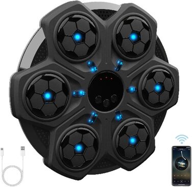 Розумний настінний бокс-тренажер Liteboxer з Bluetooth і музикою Sunshine Smile, для фітнесу, регулювання швидкості
