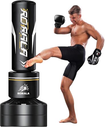 Boxsack RORALA для дорослих: самостійна боксерська сумка, MMA-тренажер, важкий боксерський мішок з присосками