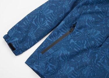 Чоловіча куртка: водонепроникна вітрозахисна софтшел куртка-бомбер, камуфляж, легка літня, M 6288, темно-синій