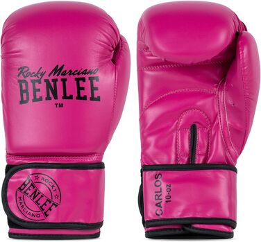 Боксерські рукавички BenLee з екошкіри Carlos (14 oz, Рожеві)