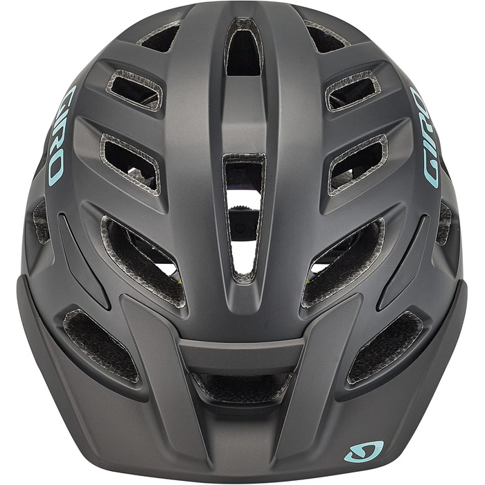 Велошолом Giro Radix для жінок, All Mountain MTB, матовий чорний/бірюзовий, 2022