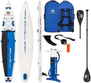 Надувна SUP-дошка Brunelli 12.6 Premium Touring 381 см, двошарова, для серфінгу