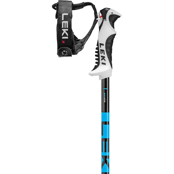 Дитячі лижні палиці LEKI Drifter Vario S, 90-120 см, чорні-блакитні-антрацит